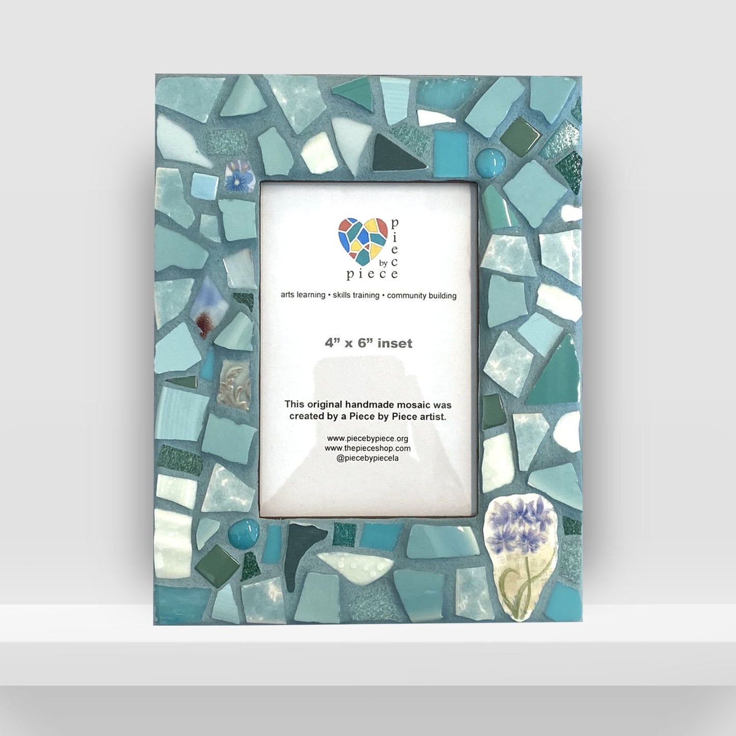 Lavender in a Teal Field