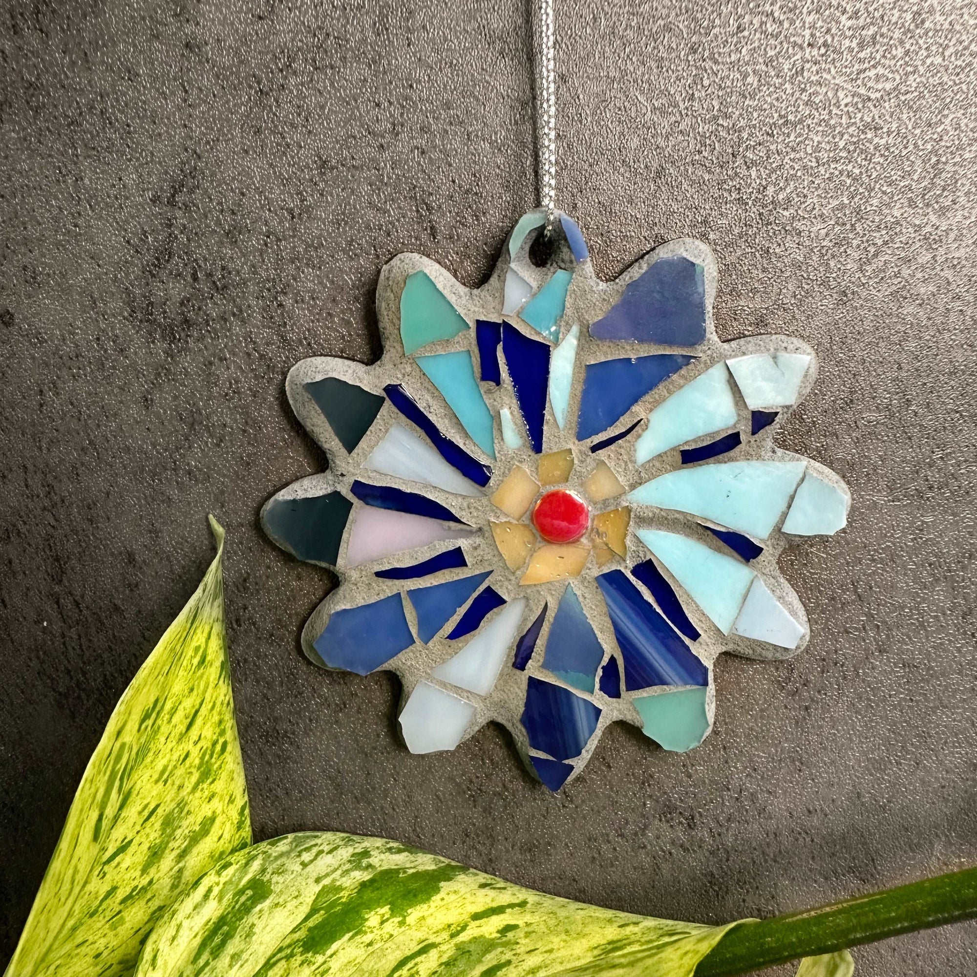 Blue Flower Ornament