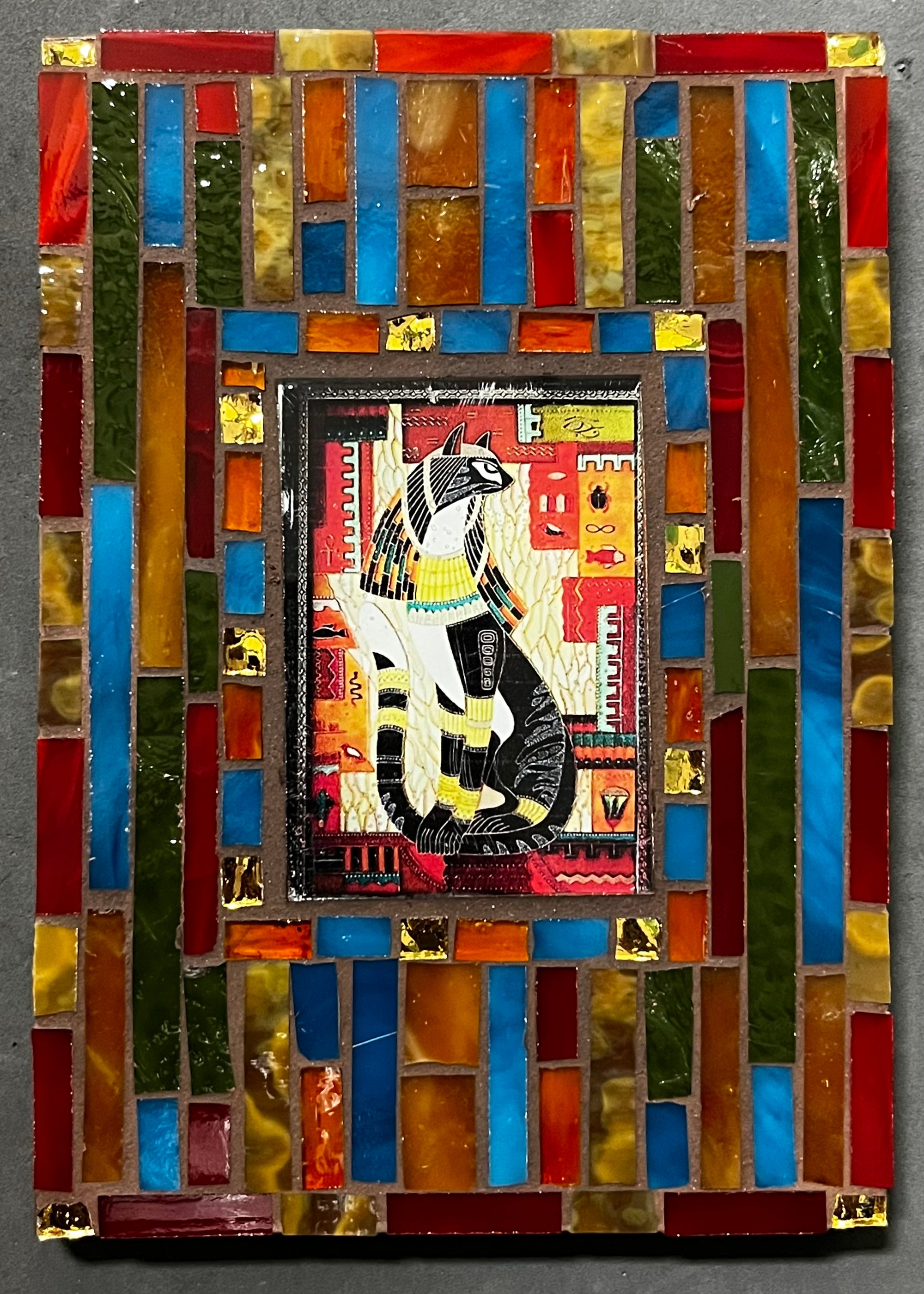 Mosaic artwork for Immersive King Tut exhibit