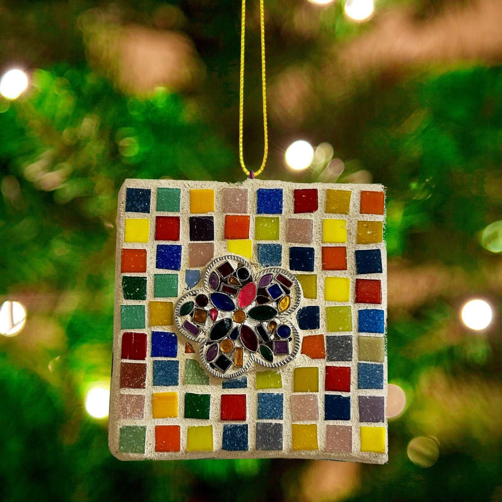 Jewel Flower Mosaic Keepsake Ornament Holiday Gift Piece By Piece jewel-flower-mosaic-keepsake-ornament-holiday-gift-piece-by-piece