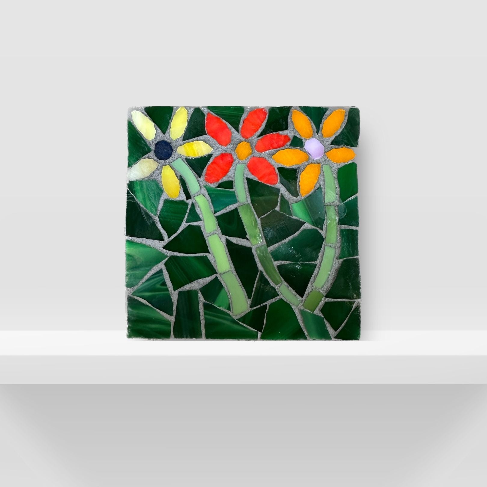 Three Flowers Tile
