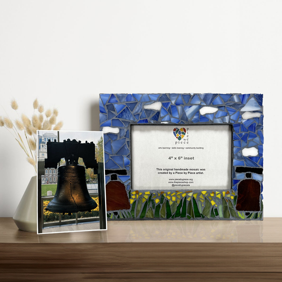 Liberty Bell Frame | 4x6 Picture Frame, Mosaic Home Decor Accents ...