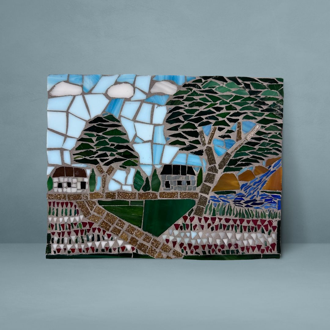 Tree & Village Landscape