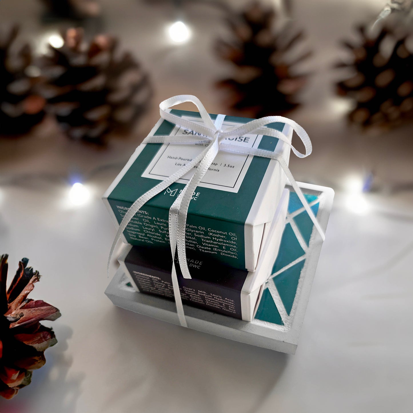 Teal Soap Set - Piece by Piece & Made by DWC Collaboration