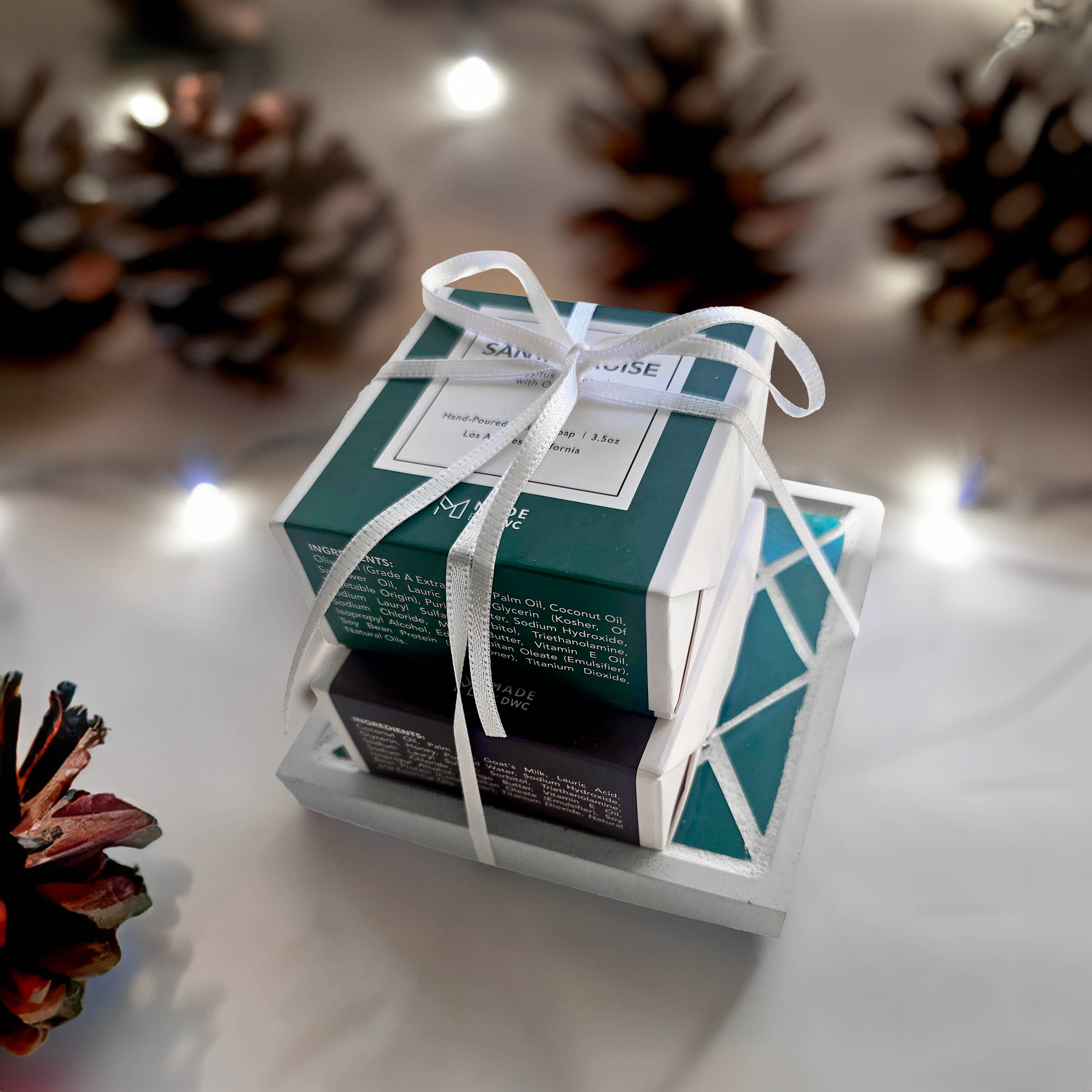 Teal Soap Set - Piece by Piece & Made by DWC Collaboration