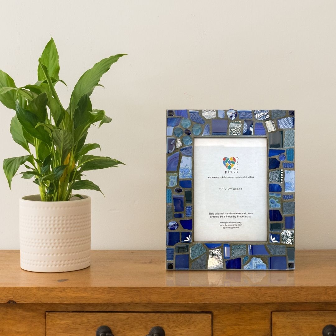 Floral Whispers in Blue