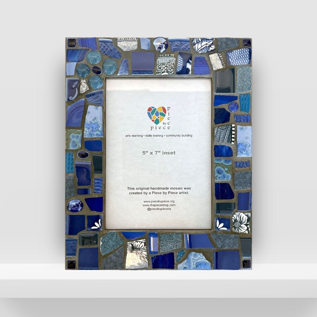 Floral Whispers in Blue