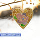 Floral 3" Heart Ornament – Choose Your Design