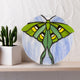 Luna Moth Mosaic Circle Tile