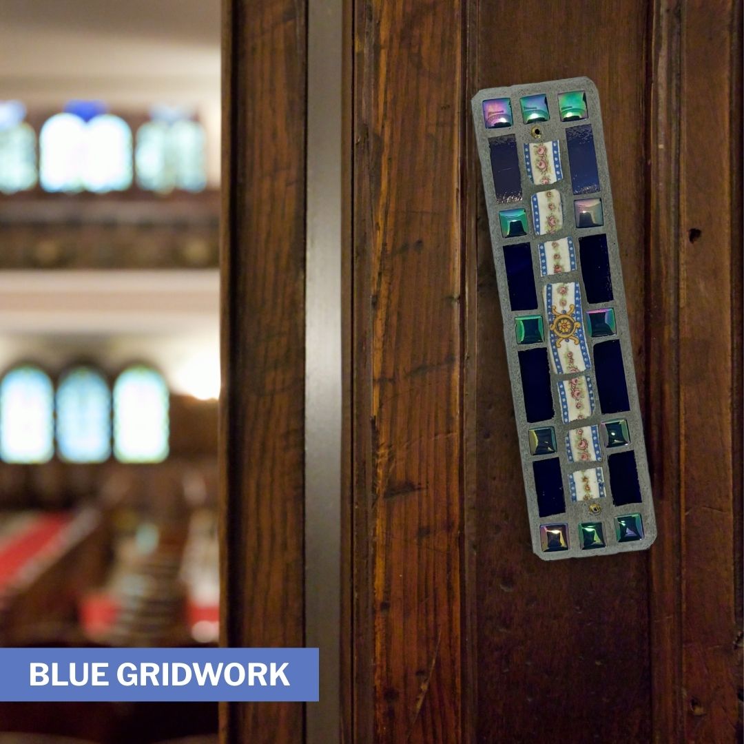 Blue/Green Mezuzahs – Choose Your Design