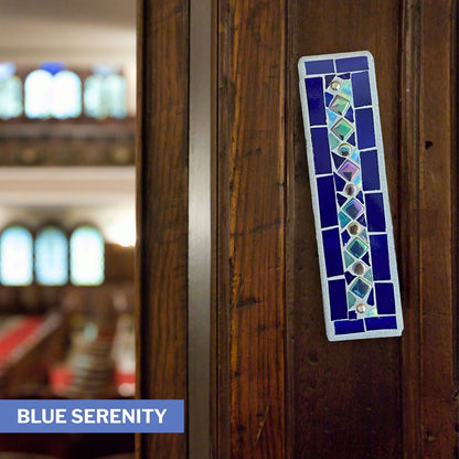 Blue/Green Mezuzahs – Choose Your Design