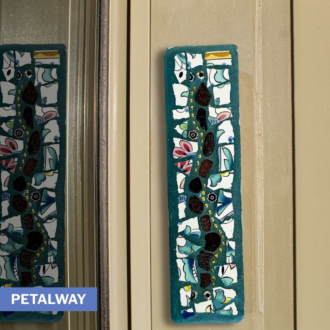 Blue/Green Mezuzahs – Choose Your Design