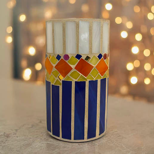 Diamond Core Rhythm 6" Vase