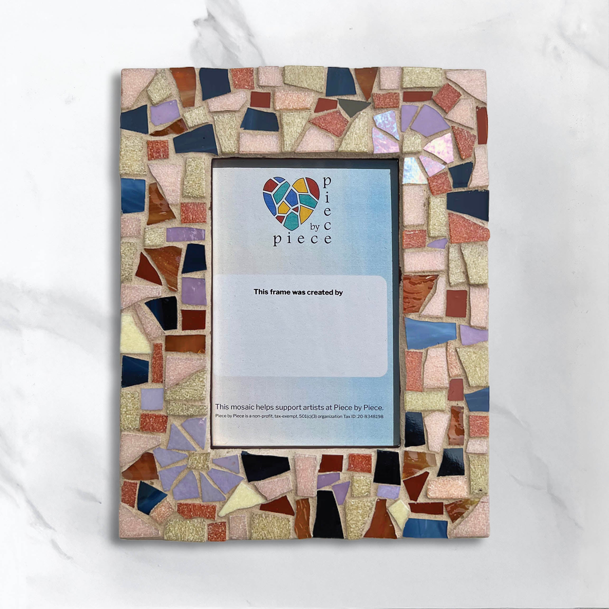 Art in a Box: Frame Kit | 4x6 Picture Frame, Mosaic Home Decor