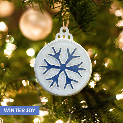 3.5" Snowflake Ornaments – Choose Your Design