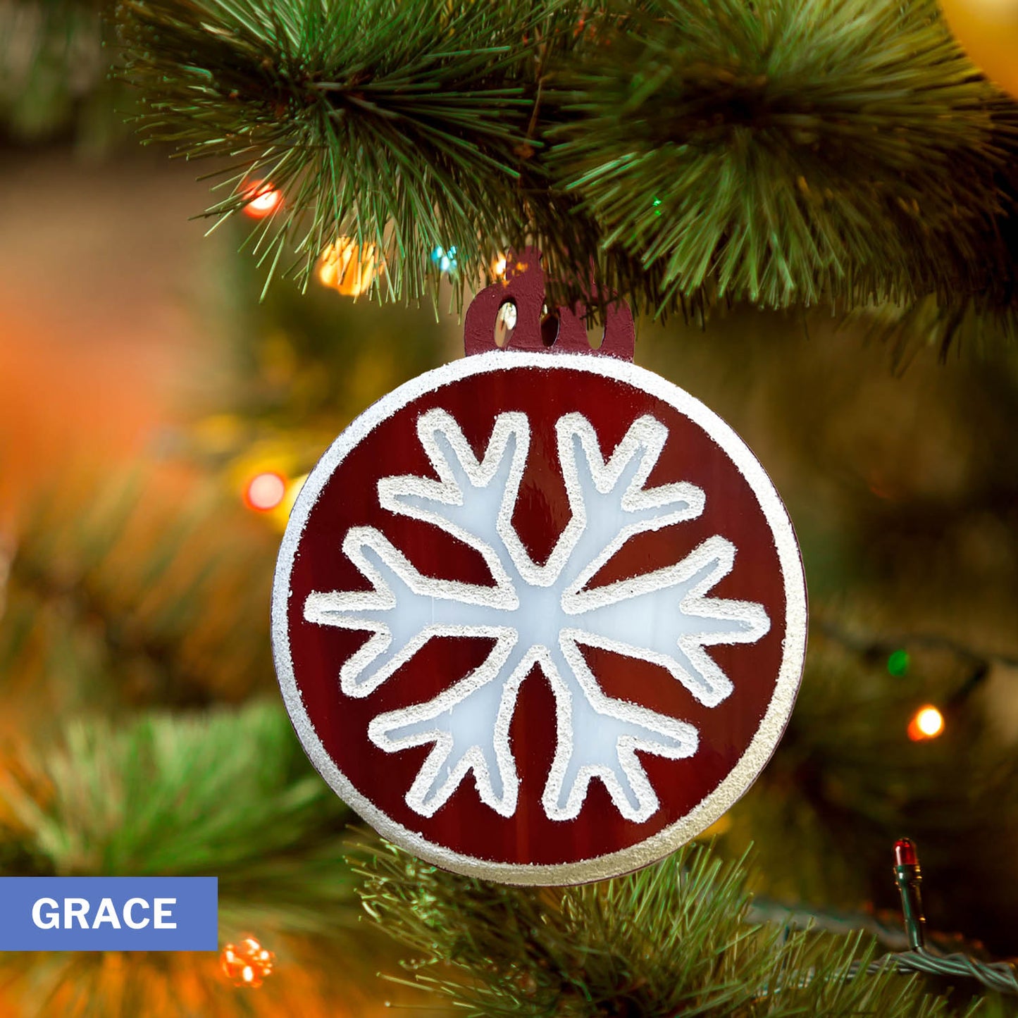 3.5" Snowflake Ornaments – Choose Your Design