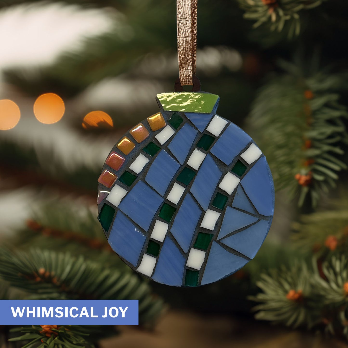 4" Abstract Ornaments – Choose Your Design