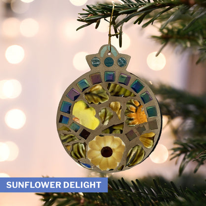 4" Floral Ornaments – Choose Your Design