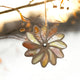 Warm Amber Daisy Ornament