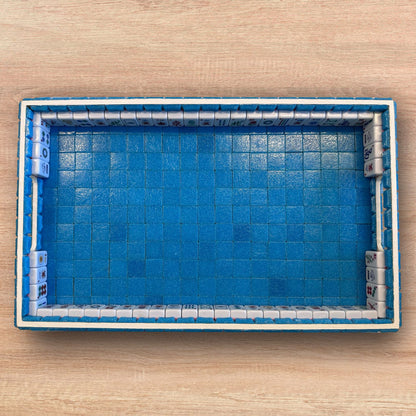 Game Night Party Tray with Mahjong Tiles