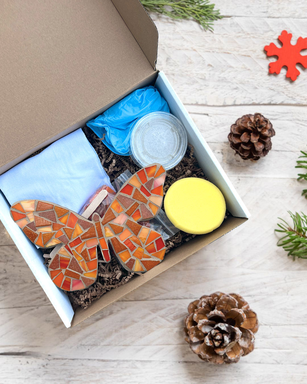Art in a Box: Butterfly Mosaic Kit