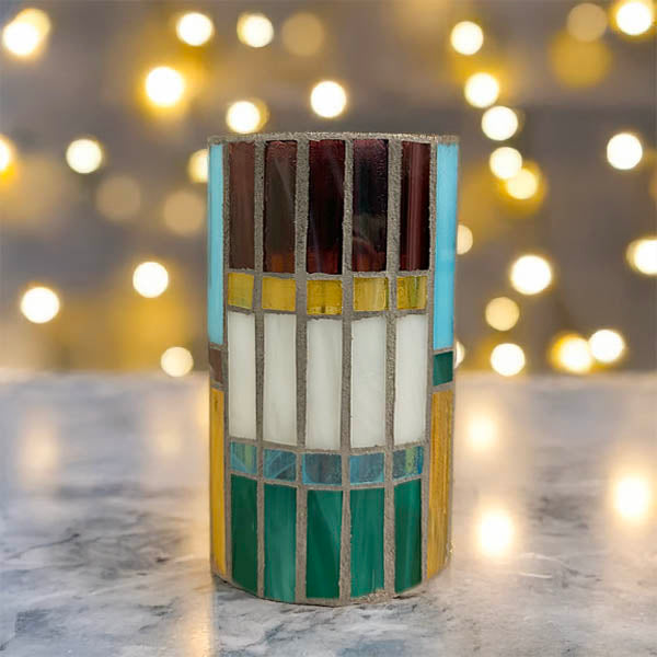 Split-Spectrum Vessel 6" Vase