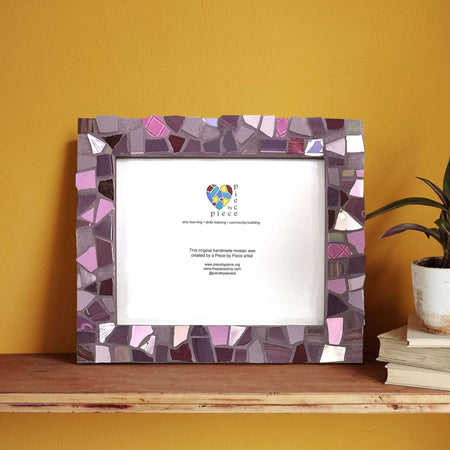 Large Shades of Lavender Frame