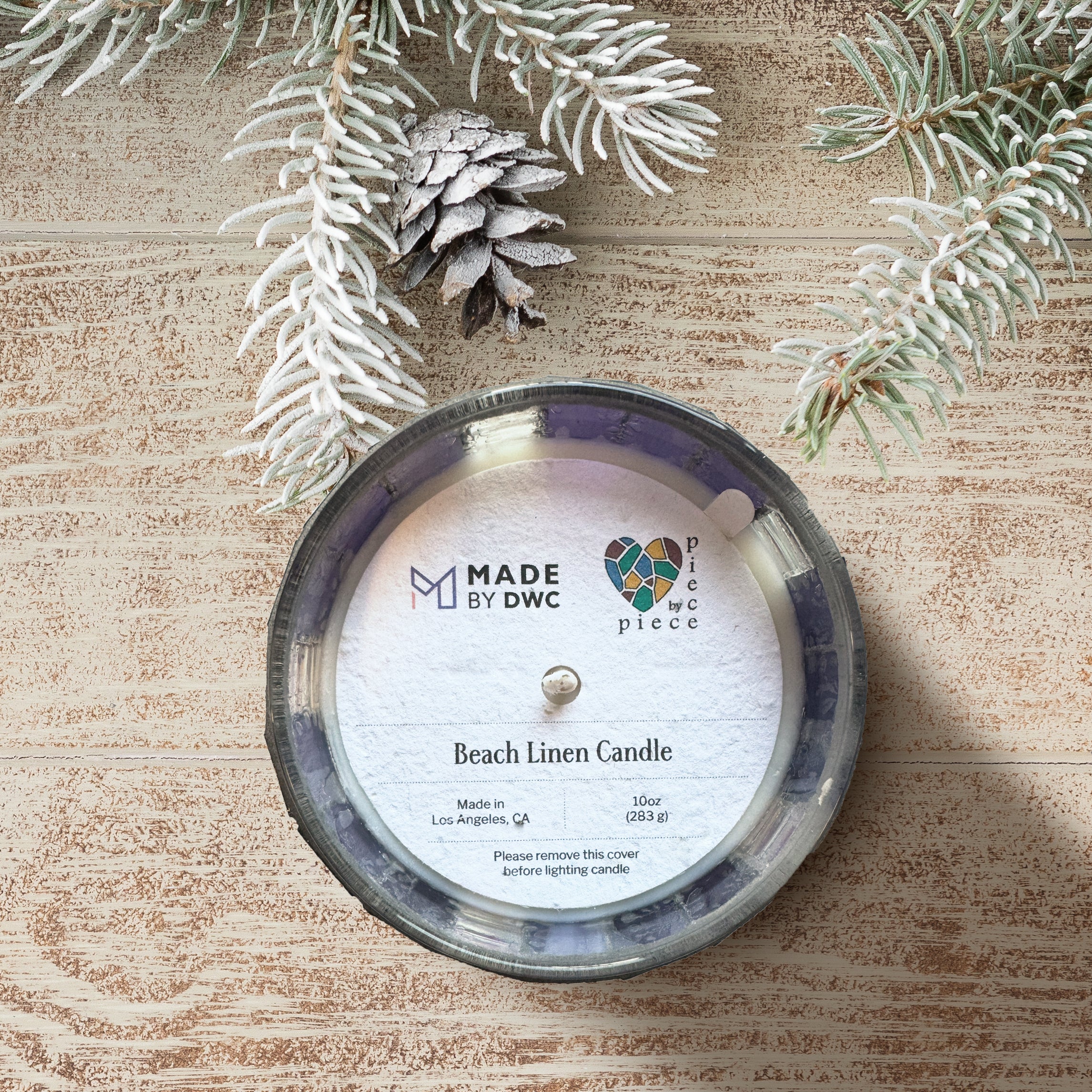 Deep Amethyst 10 oz. Candle - Piece by Piece & Made by DWC Collaboration