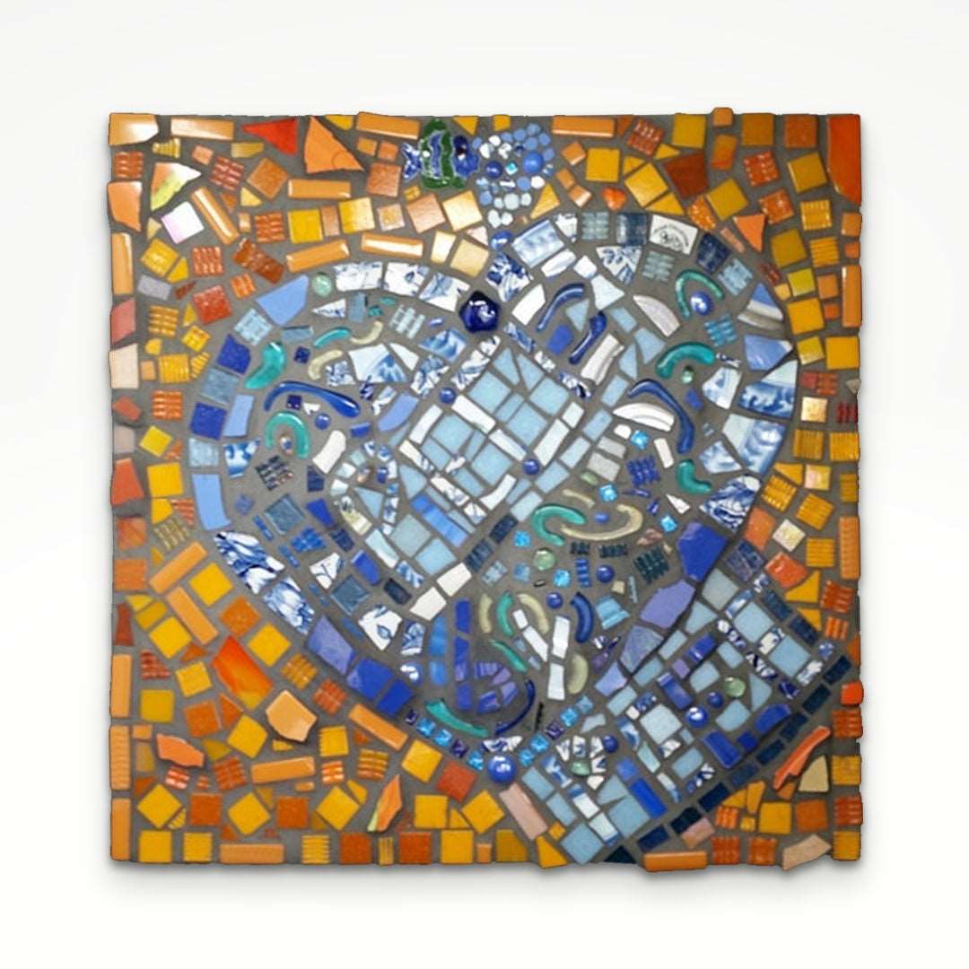 Piece by Piece Blue Heart