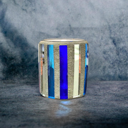 2" Seasonal Blue and Silver Votive